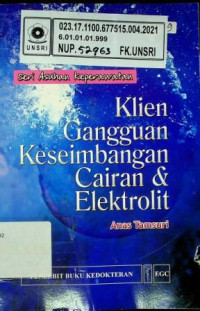 Klien Gangguan Keseimbangan Cairan dan Elektrolit