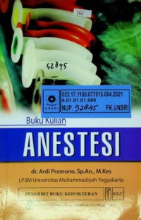 Buku Kuliah ANESTESI