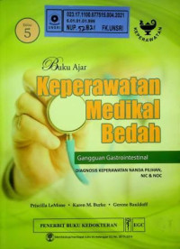 Buku Ajar Keperawatan Medikal Bedah; Gangguan Gastrointestinal, DIAGNOSIS KEPERAWATAN NANDA PILIHAN, NIC DAN NOC, Edisi 5