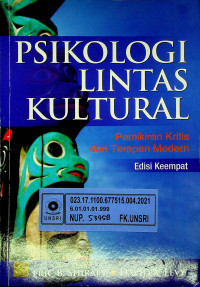 PSIKOLOGI LINTAS KULTURAL : Pemikiran Kritis dan Terapan Modern, Edisi Keempat