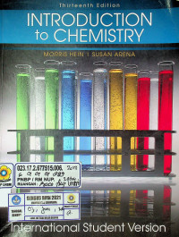 INTRODUCTION to CHEMISTRY, Thirteenth Edition