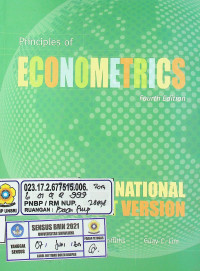 Principles of ECONOMETRICS FOURTH EDITION : INTERNATIONAL STUDENT VERSION, Fourth Edition