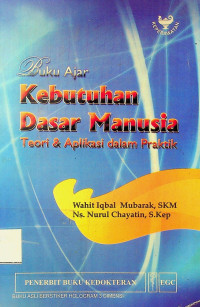 Buku Ajar Kebutuhan Dasar Manusia: Teori & Aplikasi dalam Praktik