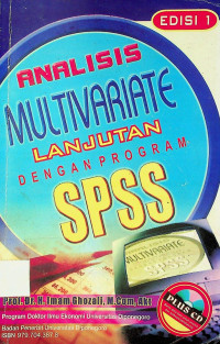 ANALISIS MULTIVARIATE LANJUTAN DENGAN PROGRAM SPSS, EDISI 1