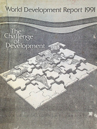 World Development Report 1991: The Challenge of Development