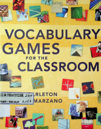 VOCABULARY GAMES FOR THE CLASSROOM