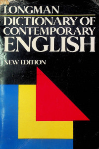 DICTIONARY OF CONTEMPORARY ENGLISH, NEW EDITION