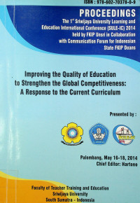 Improving the Quality of Education to Strengthen the Global Competitiveness: A Response to the Current Curriculum