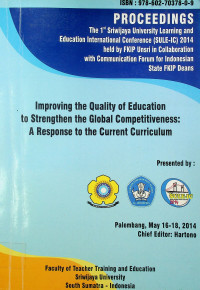 Improving the Quality of Education to Strengthen the Global Competitiveness: A Response to the Current Curriculum