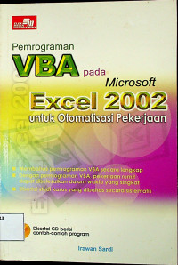 Pemrograman VBA pada Microsoft Excel 2002 untuk Otomatisasi Pekerjaan