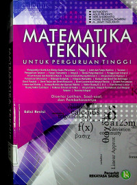 MATEMATIKA TEKNIK UNTUK PERGURUAN TINGGI