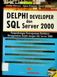 DELPHI DEVELOPER dan SQL Server 2000