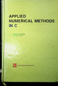 APPLIED NUMERICAL METHODS IN C