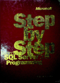 Step by Step Microsoft SQL Server 2000 Programming