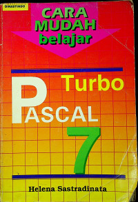 CARA MUDAH belajar PASCAL TURBO 7