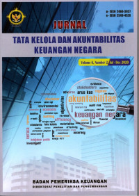 JURNAL TATA KELOLA DAN AKUNTABILITAS KEUANGAN NEGARA, Volume 6 Number 2 Jul-Des 2020