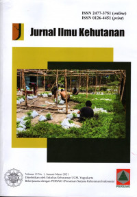 Jurnal Ilmu Kehutanan Vol. 15  Januari-Maret 2021