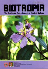 BIOTROPIA; The Southeast Asia Jurnal of Tropical Biology Vol. 27 No. 1 April 2020