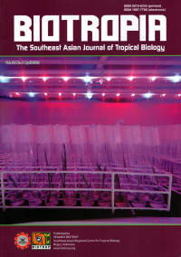 BIOTROPIA; The Southeast Asia Jurnal of Tropical Biology Vol. 28 No. 1 April 2021