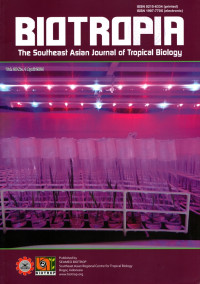 BIOTROPIA; The Southeast Asia Jurnal of Tropical Biology Vol. 28 No. 1 April 2021
