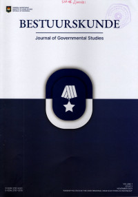 BESTUURSKUNDE: Journal of Governmental Studies Volume 1 Issue 2 November 2021