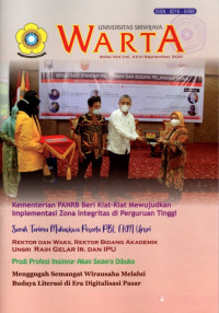 WARTA UNIVERSITAS SRIWIJAYA, EDISI 104 VOL. XXVI September 2021