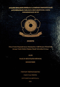 ANALISIS PENGARUH PENERAPAN ALUMINUM COMPOSITE PLATE (ACP) BERLUBANG PADA DAYA KELUARAN PANEL SURYA MONOKRISTALIN 100 WP