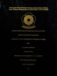 PENERAPAN PASAL 335 KITAB UNDANG-UNDANG HUKUM PIDANA PASCA PUTUSAN MAHKAMAH KONSTITUSI NOMOR 1/PUU-XI/2013