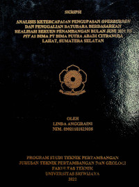ANALISIS KETERCAPAIAN PENGUPASAN OVERBURDEN DAN PENGGALIAN BATUBARA BERDASARKAN REALISASI SEKUEN PENAMBANGAN BULAN JUNI 2021 DI PIT A1 BIMA PT BIMA PUTRA ABADI CITRANUSA LAHAT, SUMATERA SELATAN.