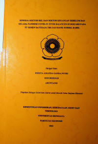 KINERJA SEKTOR RIIL DAN SEKTOR KEUANGAN SEBELUM DAN SELAMA PANDEMI COVID-19: STUDI BALANCED SCORECARD PADA PT SEMEN BATURAJA TBK DAN BANK SUMSEL BABEL