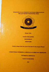 PEMOTONGAN DAN PEMUNGUTAN PAJAK PERDAGANGAN MELALUI SISTEM ELEKTRONIK (PMSE).