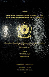 EFEKTIVITAS PENGGUNAAN LIMBAH BATUBARA (FLY ASH) DALAM MEREDUKSI RESISTANSI PADA SISTEM PENTANAHAN