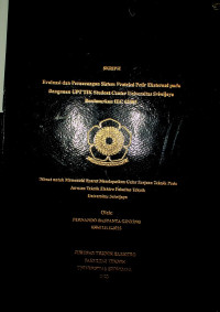 EVALUASI DAN PERANCANGAN SISTEM PROTEKSI PETIR EKSTERNAL PADA BANGUNAN UPT TIK STUDENT CENTER UNIVERSITAS SRIWIJAYA BERDASARKAN IEC 62305