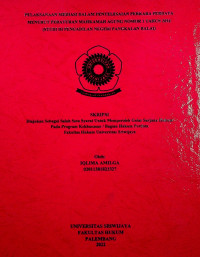 PELAKSANAAN MEDIASI DALAM PENYELESAIAN PERKARA PERDATA MENURUT PERATURAN MAHKAMAH AGUNG NOMOR 1 TAHUN 2016 (STUDI DI PENGADILAN NEGERI PANGKALAN BALAI)