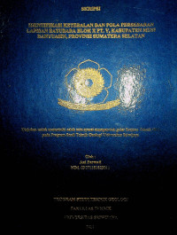 IDENTIFIKASI KETEBALAN DAN POLA PERSEBARAN LAPISAN BATUBARA BLOK X PT. Y, KABUPATEN MUSI BANYUASIN, PROVINSI SUMATERA SELATAN