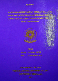HUBUNGAN PENGETAHUAN GIZI DAN KUALITAS KONSUMSI PANGAN DENGAN KEJADIAN KURANG ENERGI KRONIK (KEK) PADA REMAJA PUTRI DI SMAN 2 PRINGSEWU