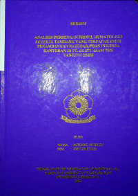 ANALISIS PERBEDAAN PROFIL HEMATOLOGI PEKERJA TAMBANG YANG TERPAPAR EMISI PENAMBANGAN BATUBARA DAN PEKERJA KANTORAN DI PT. BUKIT ASAM TBK TANJUNG ENIM