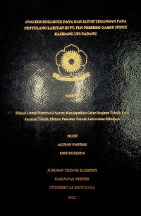 ANALISIS RUGI-RUGI DAYA DAN JATUH TEGANGAN PADA PENYULANG LAKITAN DI PT. PLN PERSERO GARDU INDUK KAMBANG UP3 PADANG