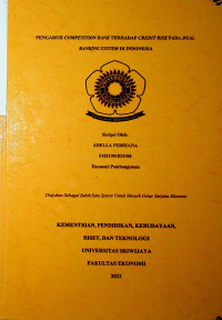 ANALISIS PENYERAPAN TENAGA KERJA SEKTOR INDUSTRI KECIL DAN MENENGAH DI SUMATERA BAGIAN SELATAN.