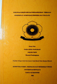 HUBUNGAN REMITANSI DAN PENGANGGURAN TERHADAP KEMISKINAN: KOMPARASI INDONESIA DAN THAILAND.