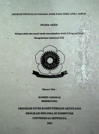 APLIKASI PENJUALAN PAKAIAN ANAK PADA TOKO ATISA AKBAR