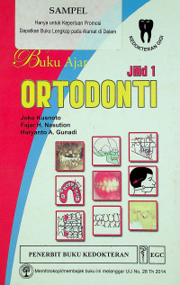 Buku Ajar ORTODONTI, Jilid 1