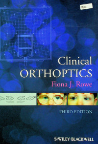 Clinical ORTHOPTICS, THIRD EDITION