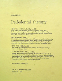 Periodontal therapy, THIRD EDITION