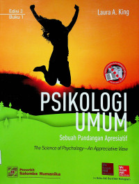 PSIKOLOGI UMUM : Sebuah Pandangan Apresiatif Edisi, 3 Buku 1