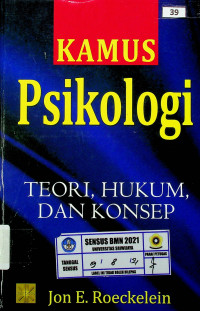 KAMUS Psikologi: TEORI, HUKUM, DAN KONSEP