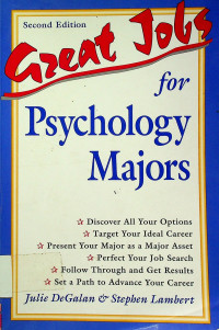 Great Jobs for Psychology Majors, Second Edition