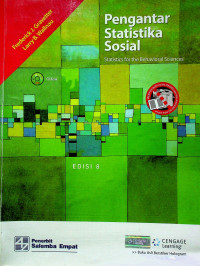 Pengantar Statika Sosial = Statistics for the Behavioral Sciences, EDISI 8