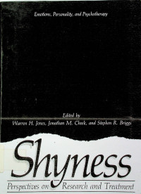 Shyness: Perspectives on Research and Treatment	J