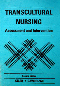 TRANSCULTURAL NURSIN: Assessment and Intervention, Second Edition